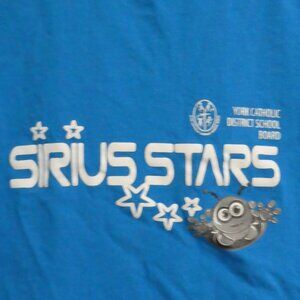 GILDAN - Ultra Cotton | youth - medium | Blue Cotton Graphic Tee / T-Shirt